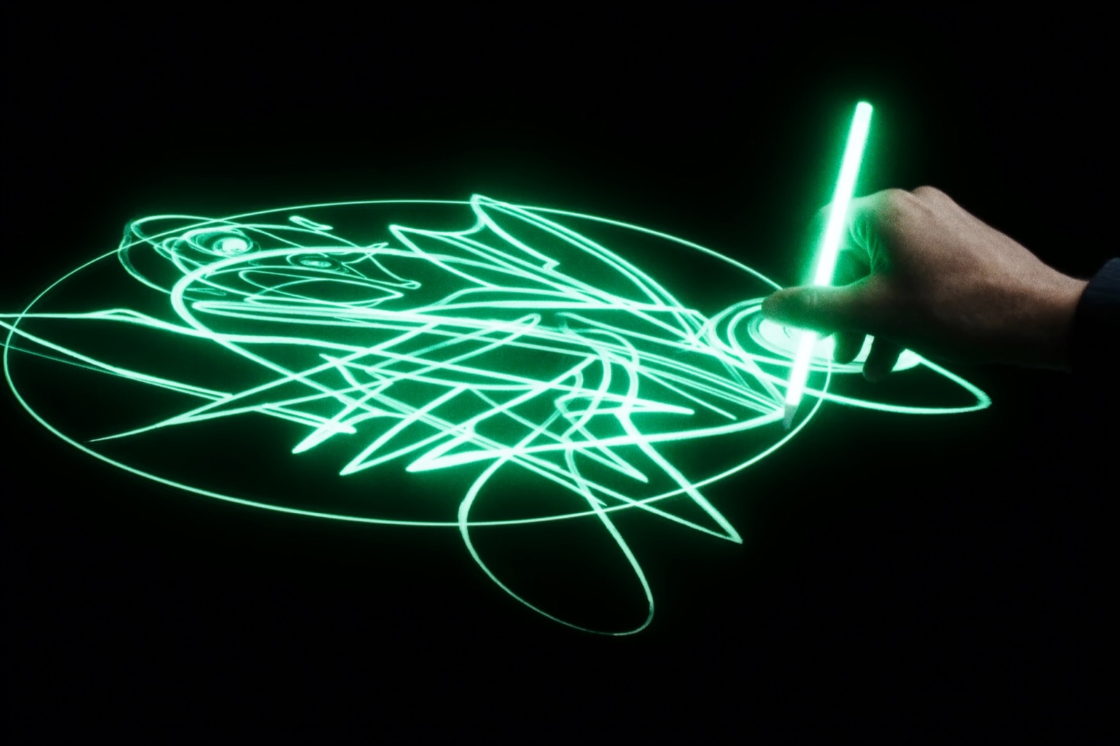 Lichtzeichnung – Digitale Kunst